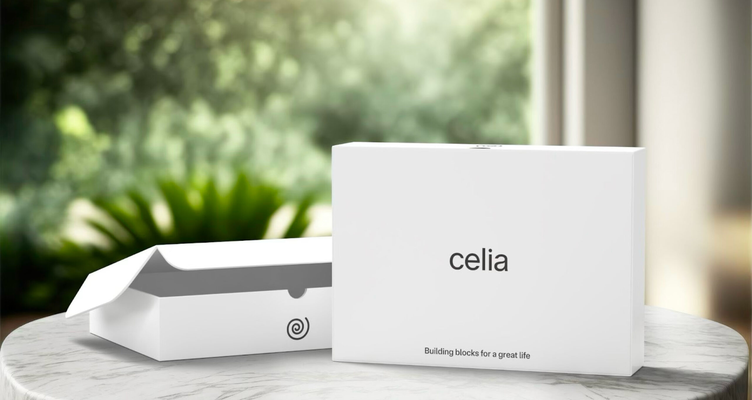 C.Bio product box on a table
